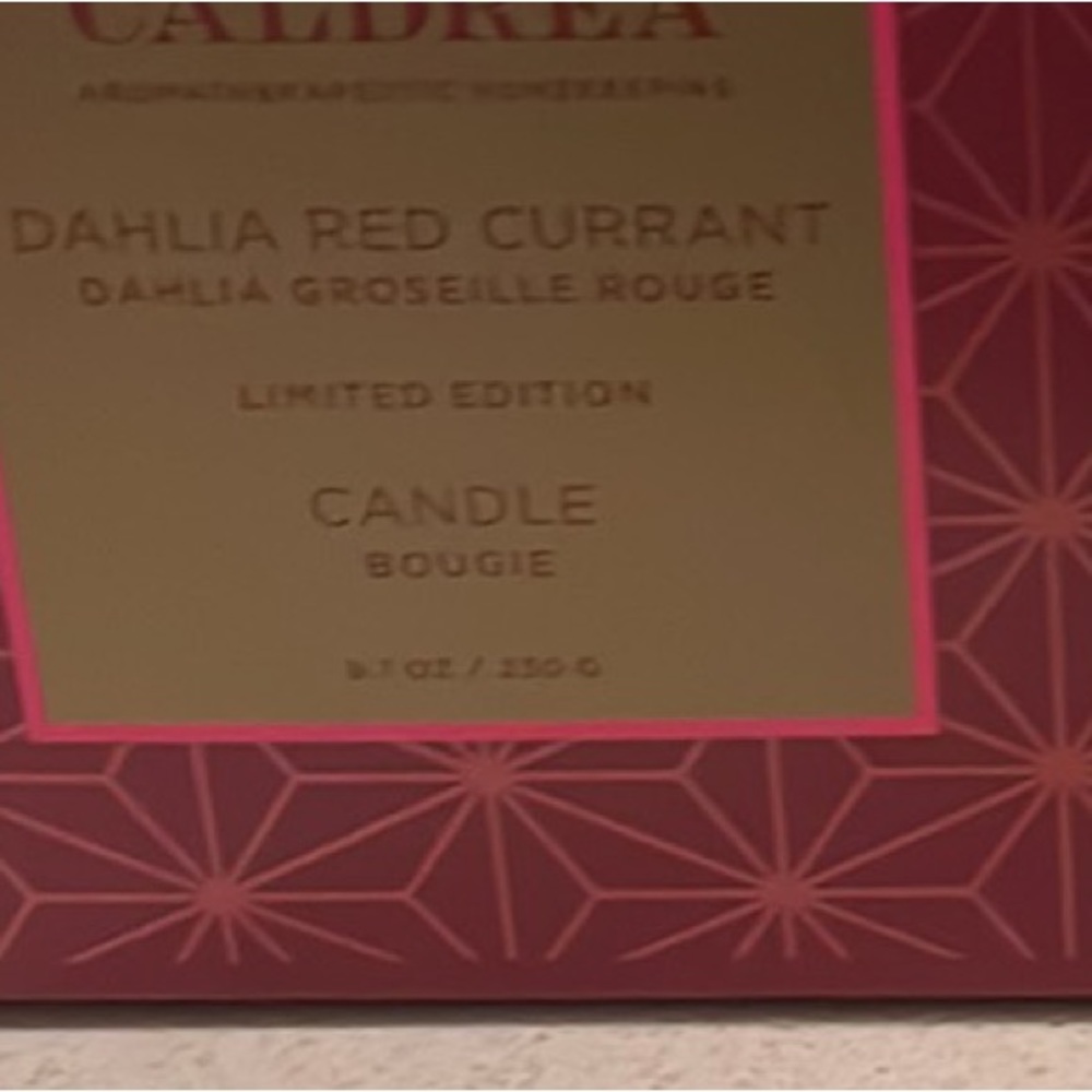 Caldrea candle
